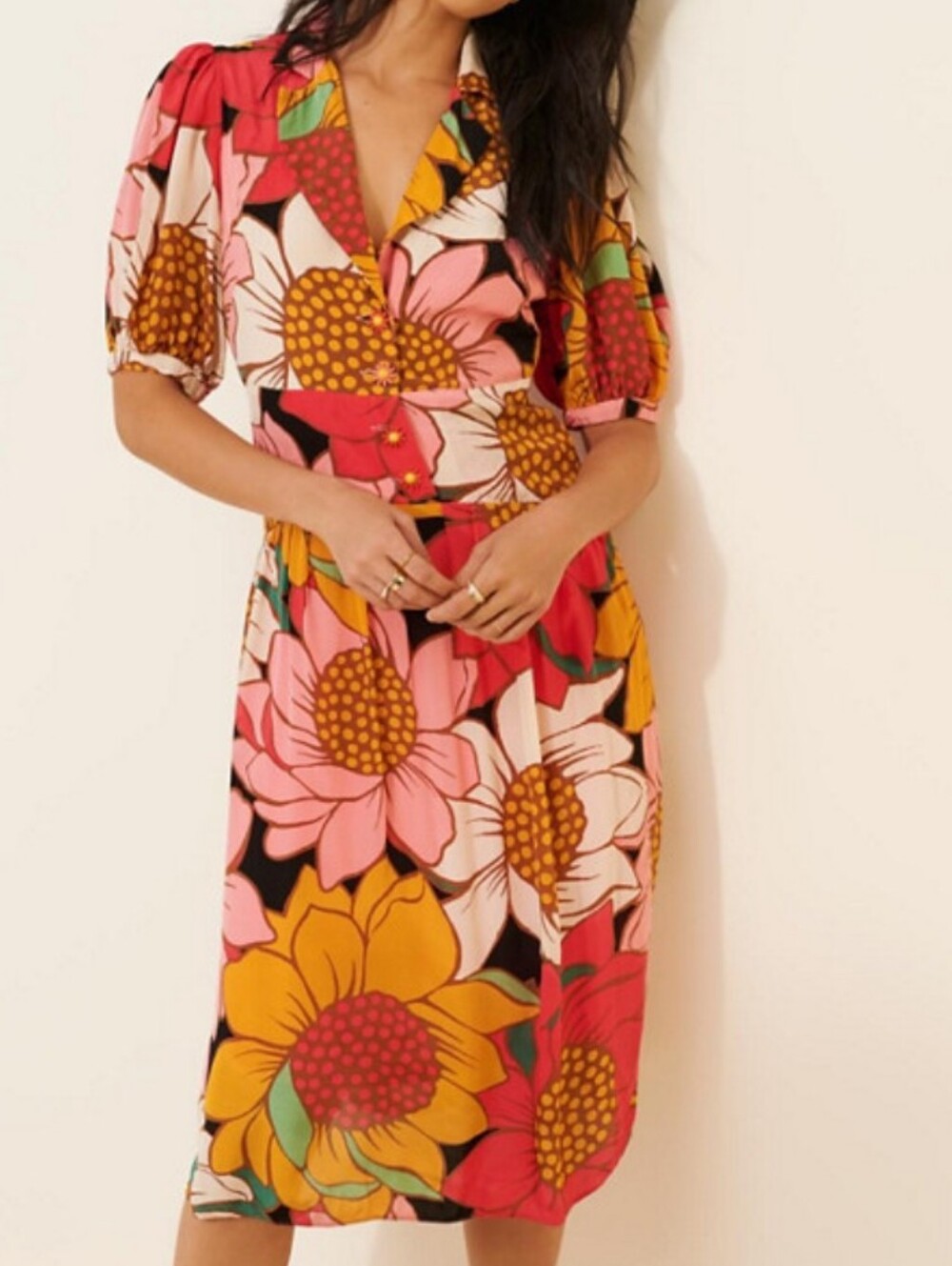 Farm Rio Sunflower Midi